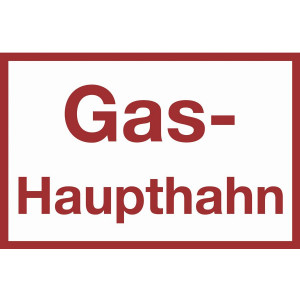 Gas-Haupthahn