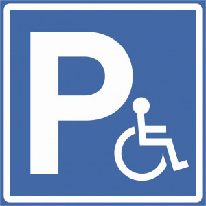 Parkplatz für Behinderte