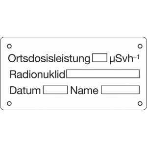Ortsdosisleistung, Radionuklid, Datum, Name