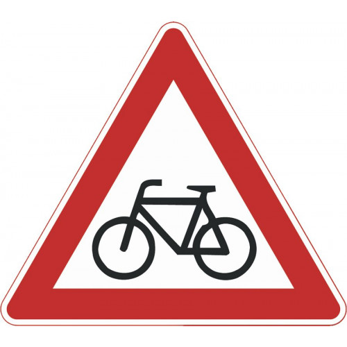 Radfahrer kreuzen (Aufstellung rechts)