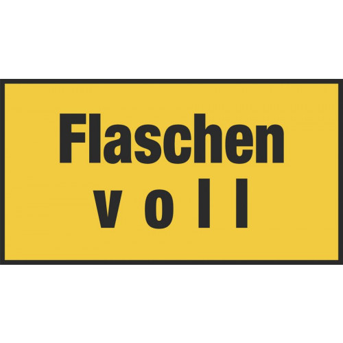 Flaschen voll