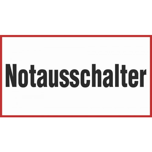 Notausschalter